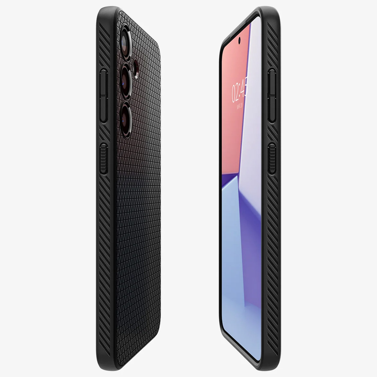 Spigen Liquid Air™ Backcover Samsung Galaxy S24 - Matte Black - Afbeelding 9