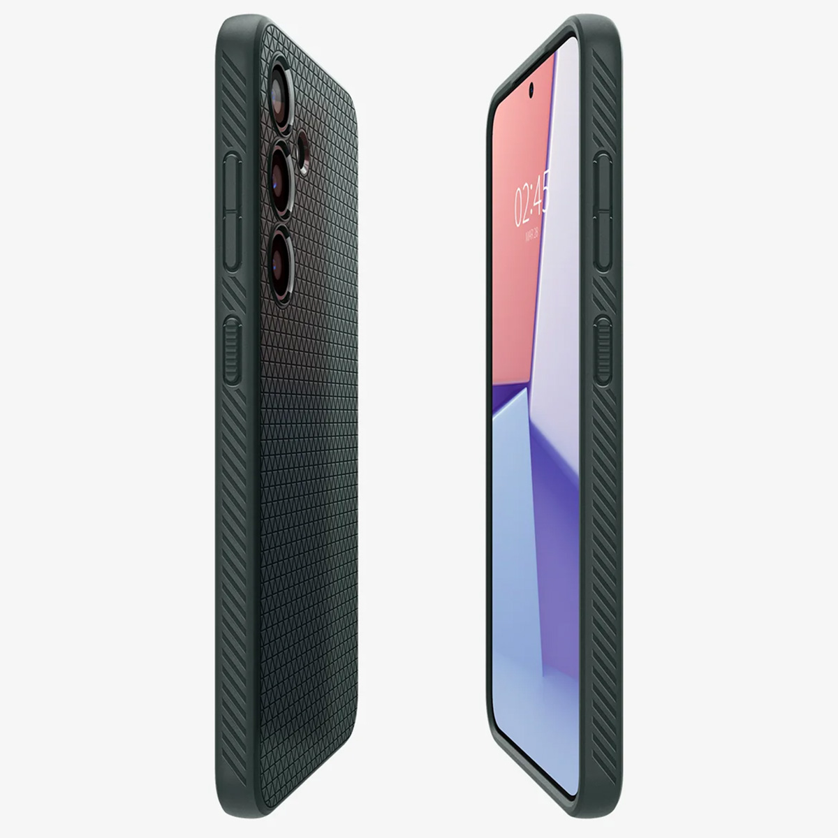 Spigen Liquid Air™ Backcover Samsung Galaxy S24 - Abyss Green - Afbeelding 9