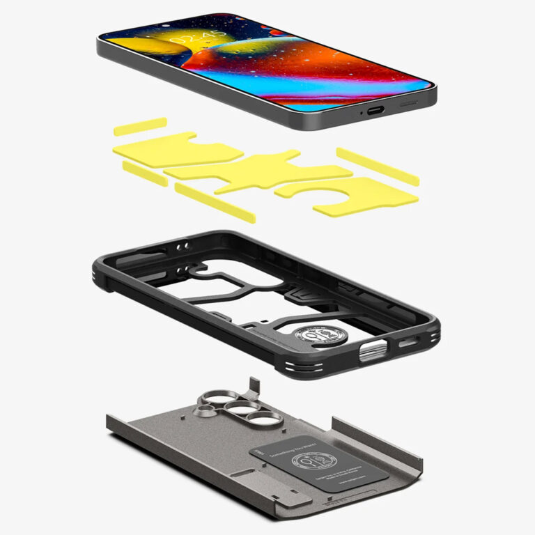 Spigen Tough Armor Backcover Samsung Galaxy S24 - Gunmetal - Afbeelding 7