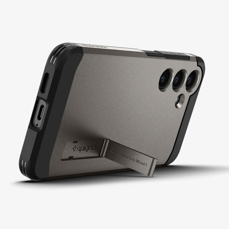 Spigen Tough Armor Backcover Samsung Galaxy S24 - Gunmetal - Afbeelding 2