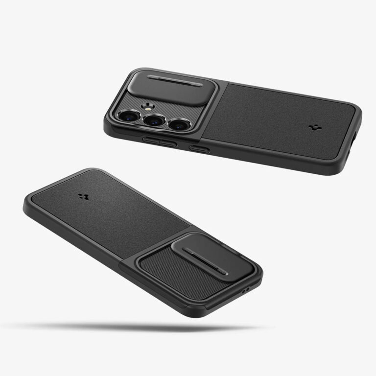 Spigen Optik Armor Camera Slider Samsung Galaxy S24 - Black - Afbeelding 9