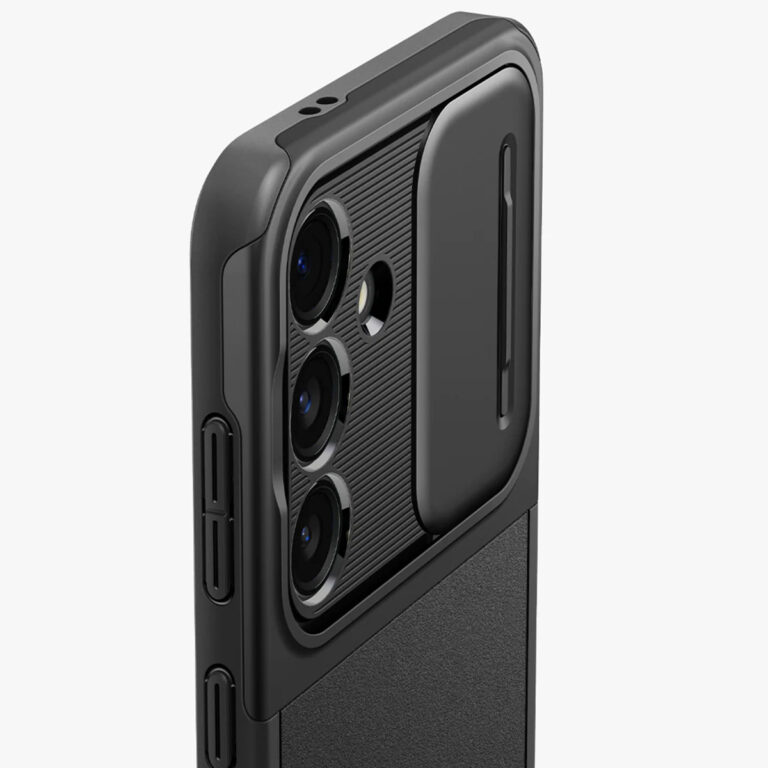 Spigen Optik Armor Camera Slider Samsung Galaxy S24 - Black - Afbeelding 2