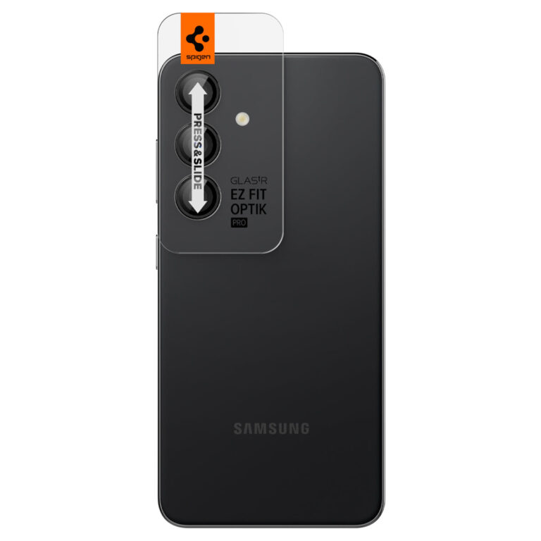 Spigen GLAStR Camera Protector Glas 2 Pack Samsung Galaxy S24 Plus - Black - Afbeelding 4