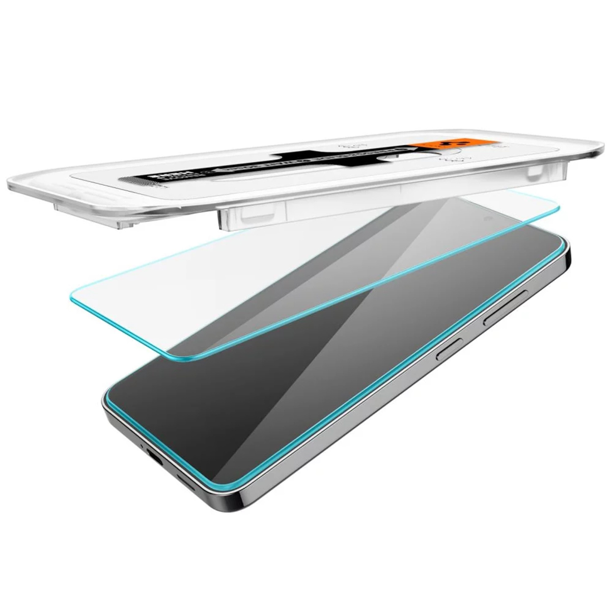 Spigen GLAStR EZ Fit Screenprotector + Applicator 2-pack Samsung Galaxy S24 / S25 - Afbeelding 5