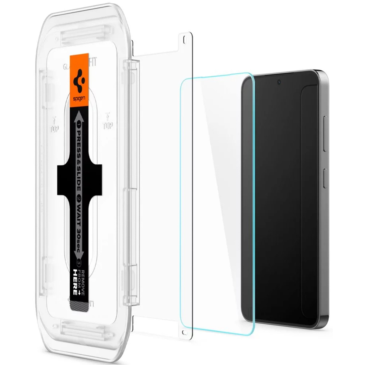 Spigen GLAStR EZ Fit Screenprotector + Applicator 2-pack Samsung Galaxy S24 / S25 - Afbeelding 3