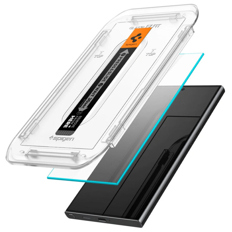 Spigen GLAStR EZ Fit Screenprotector + Applicator 2-pack Samsung Galaxy S24 Ultra - Afbeelding 7