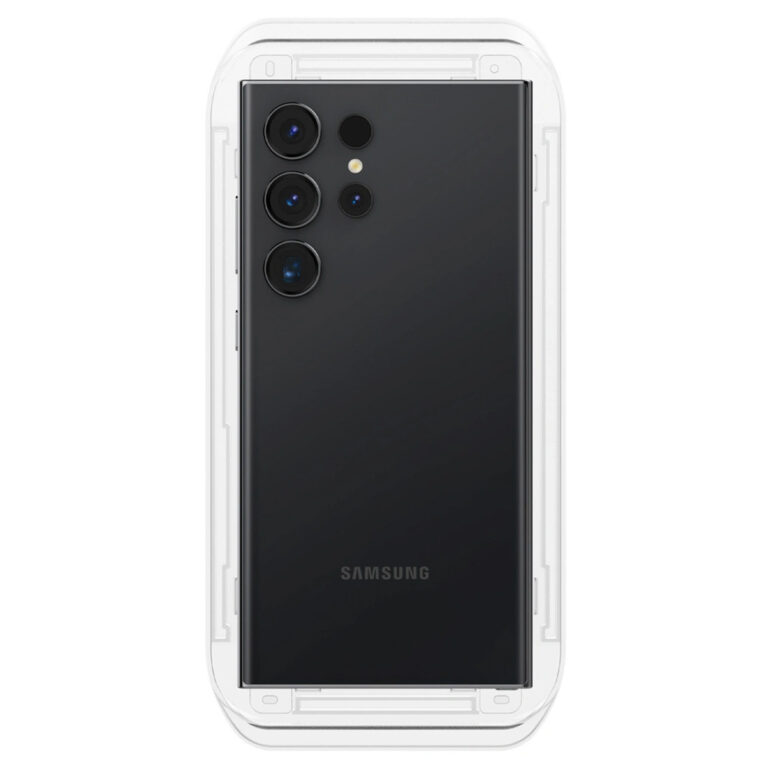 Spigen GLAStR EZ Fit Screenprotector + Applicator 2-pack Samsung Galaxy S24 Ultra - Afbeelding 4