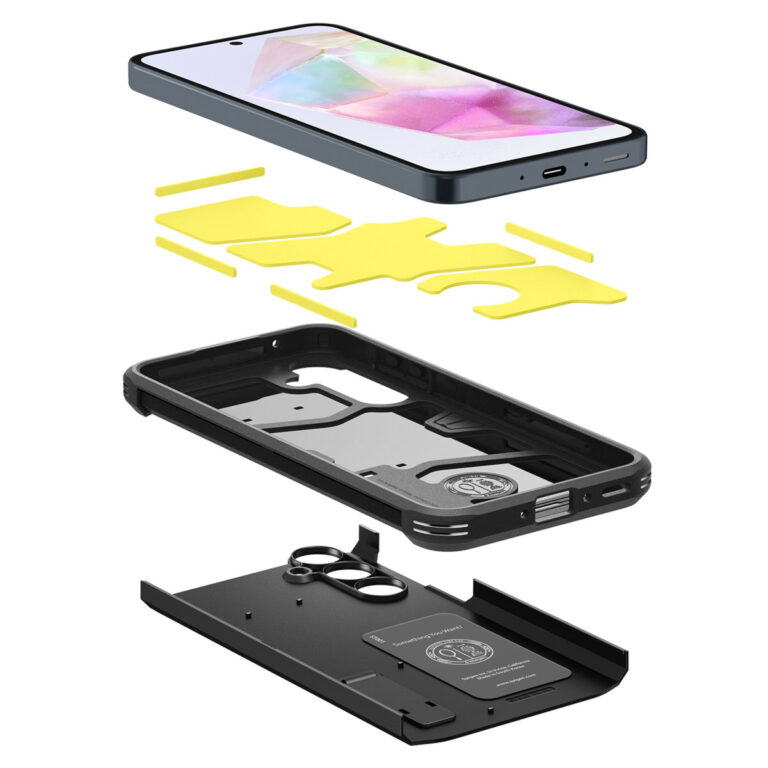 Spigen Tough Armor Backcover Samsung Galaxy A35 - Zwart - Afbeelding 7