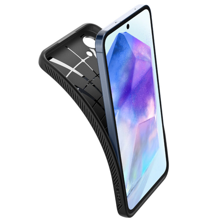 Spigen Liquid Air Backcover Samsung Galaxy A55 - Matte Black - Afbeelding 2