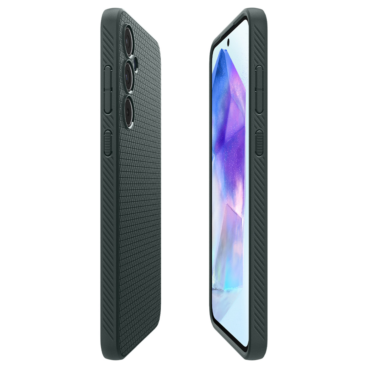 Spigen Liquid Air™ Backcover Samsung Galaxy A55 - Abyss Green - Afbeelding 9