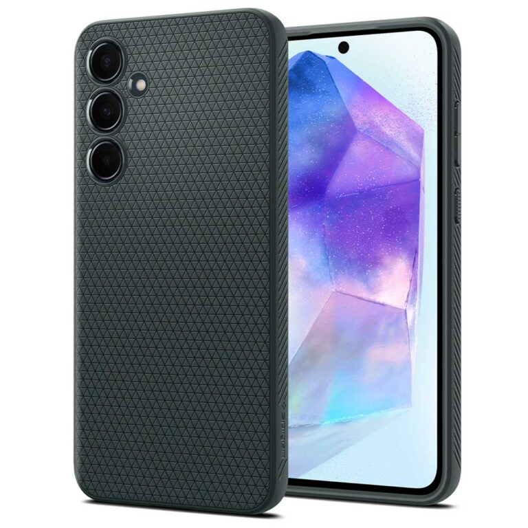 Spigen Liquid Air Backcover Samsung Galaxy A55 - Abyss Green - Afbeelding 2