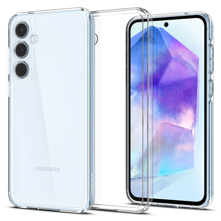 Spigen Ultra Hybrid Backcover Samsung Galaxy A55 - Crystal Clear - Afbeelding 4