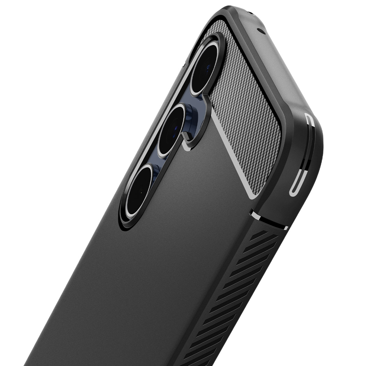 Spigen Rugged Armor Backcover Samsung Galaxy A55 - Matte Black - Afbeelding 3