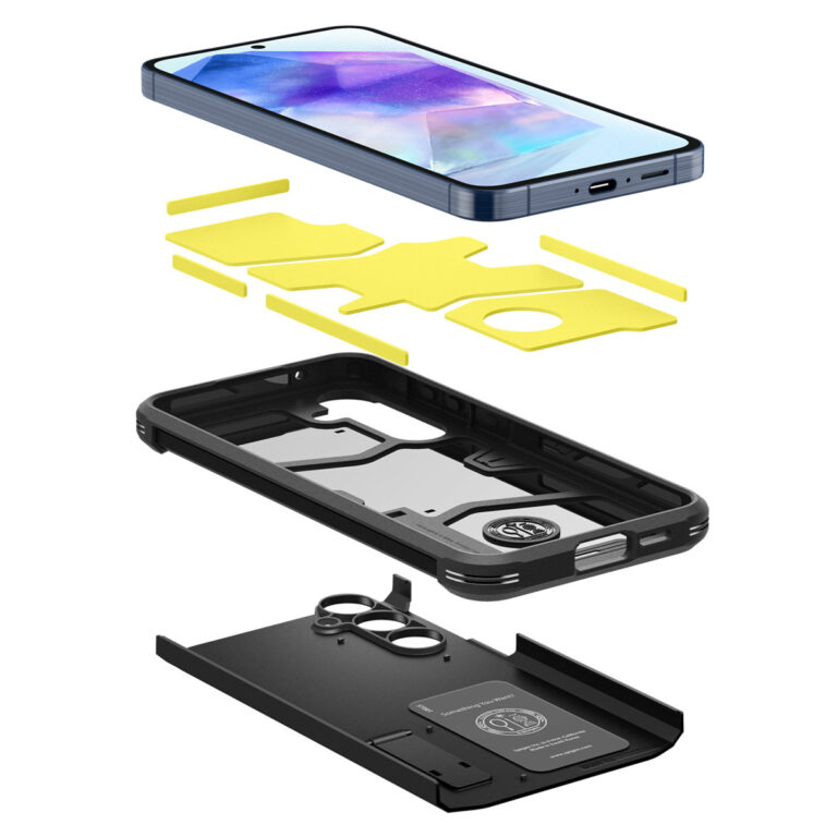 Spigen Tough Armor Backcover Samsung Galaxy A55 - Zwart - Afbeelding 7