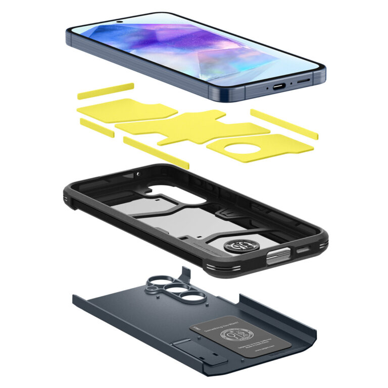 Spigen Tough Armor Backcover Samsung Galaxy A55 - Metal Slate - Afbeelding 7