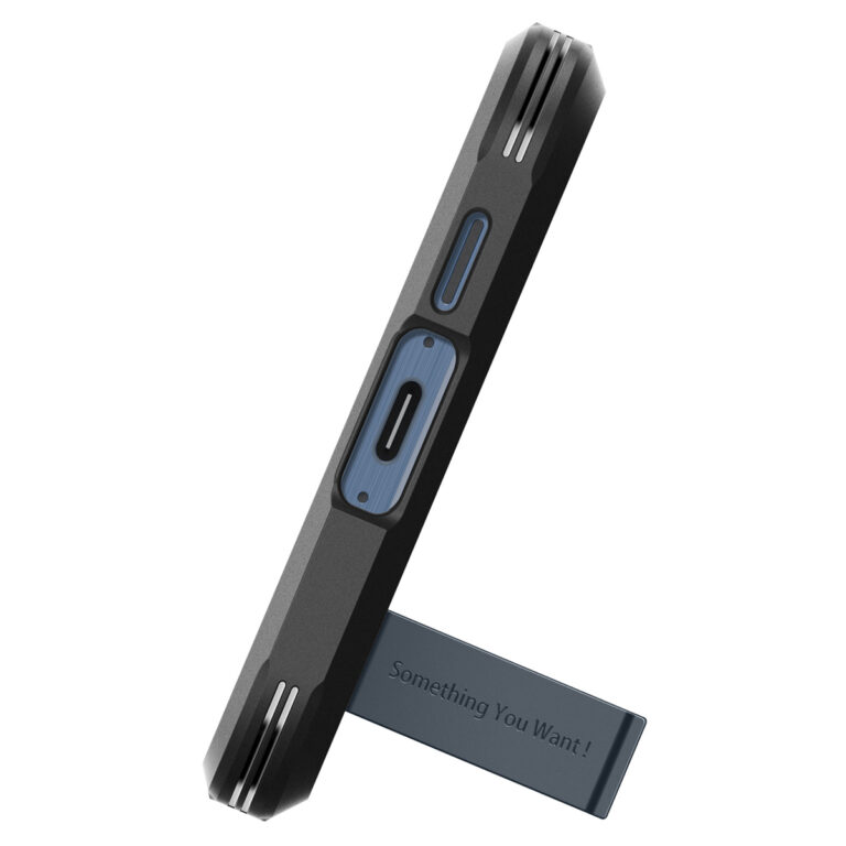 Spigen Tough Armor Backcover Samsung Galaxy A55 - Metal Slate - Afbeelding 5