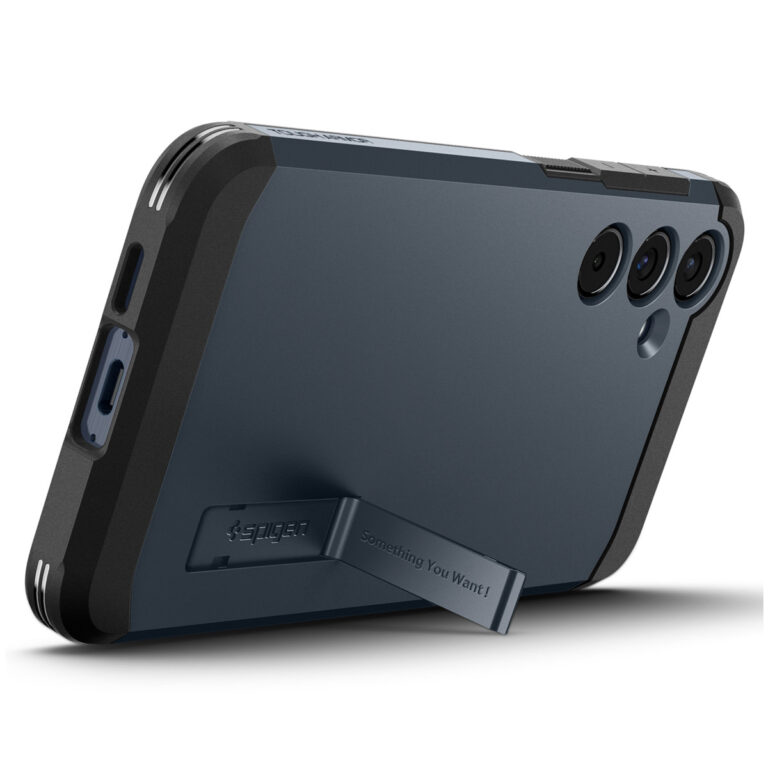 Spigen Tough Armor Backcover Samsung Galaxy A55 - Metal Slate - Afbeelding 2