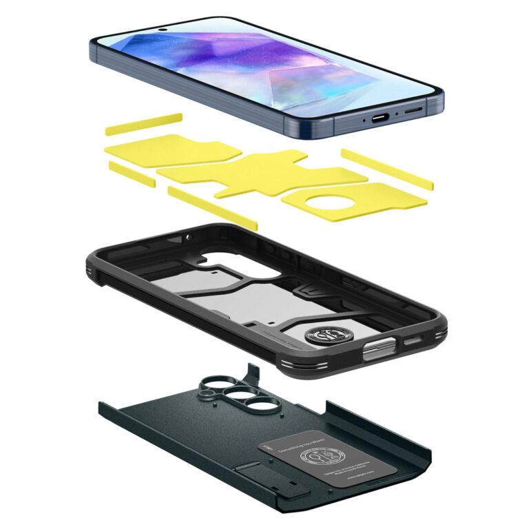 Spigen Tough Armor Backcover Samsung Galaxy A55 - Abyss Green - Afbeelding 7