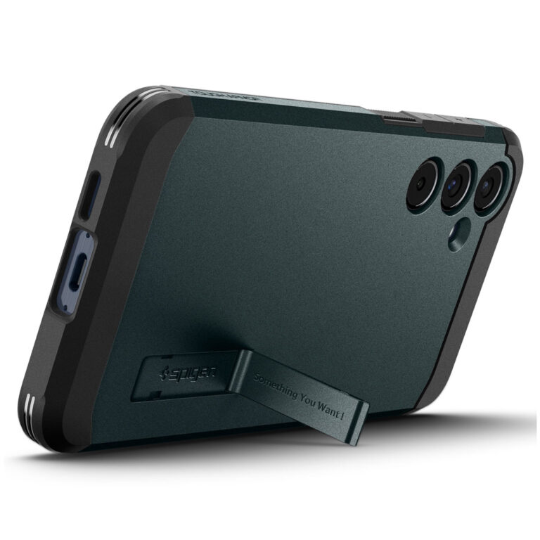 Spigen Tough Armor Backcover Samsung Galaxy A55 - Abyss Green - Afbeelding 2