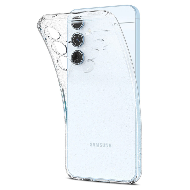 Spigen Liquid Crystal Backcover Samsung Galaxy A55 - Glitter Crystal Quartz - Afbeelding 6
