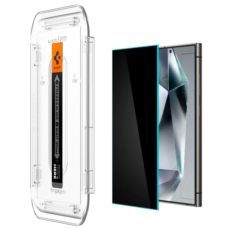 Spigen GLAStR Privacy EZ Fit Screenprotector + Applicator Samsung Galaxy S24 Ultra - Afbeelding 4