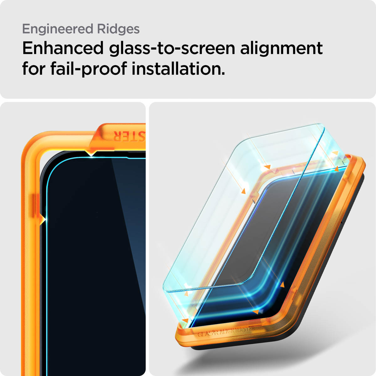 Spigen GLAStR EZ Fit Screenprotector 2 Pack + Applicator Nothing Phone (2a) / (2a) Plus - Afbeelding 5