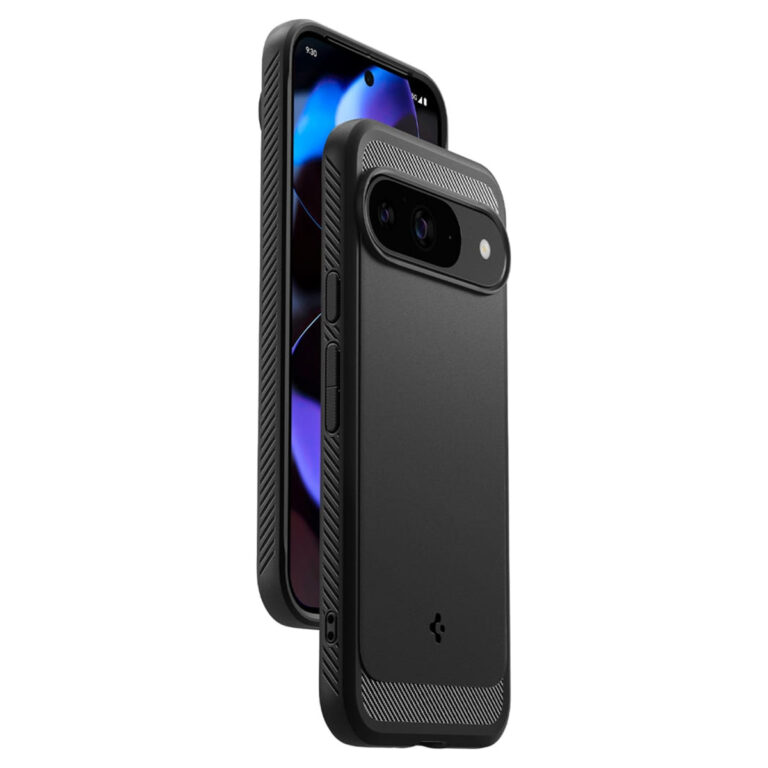 Spigen Rugged Armor Backcover Google Pixel 9 / 9 Pro - Zwart - Afbeelding 9