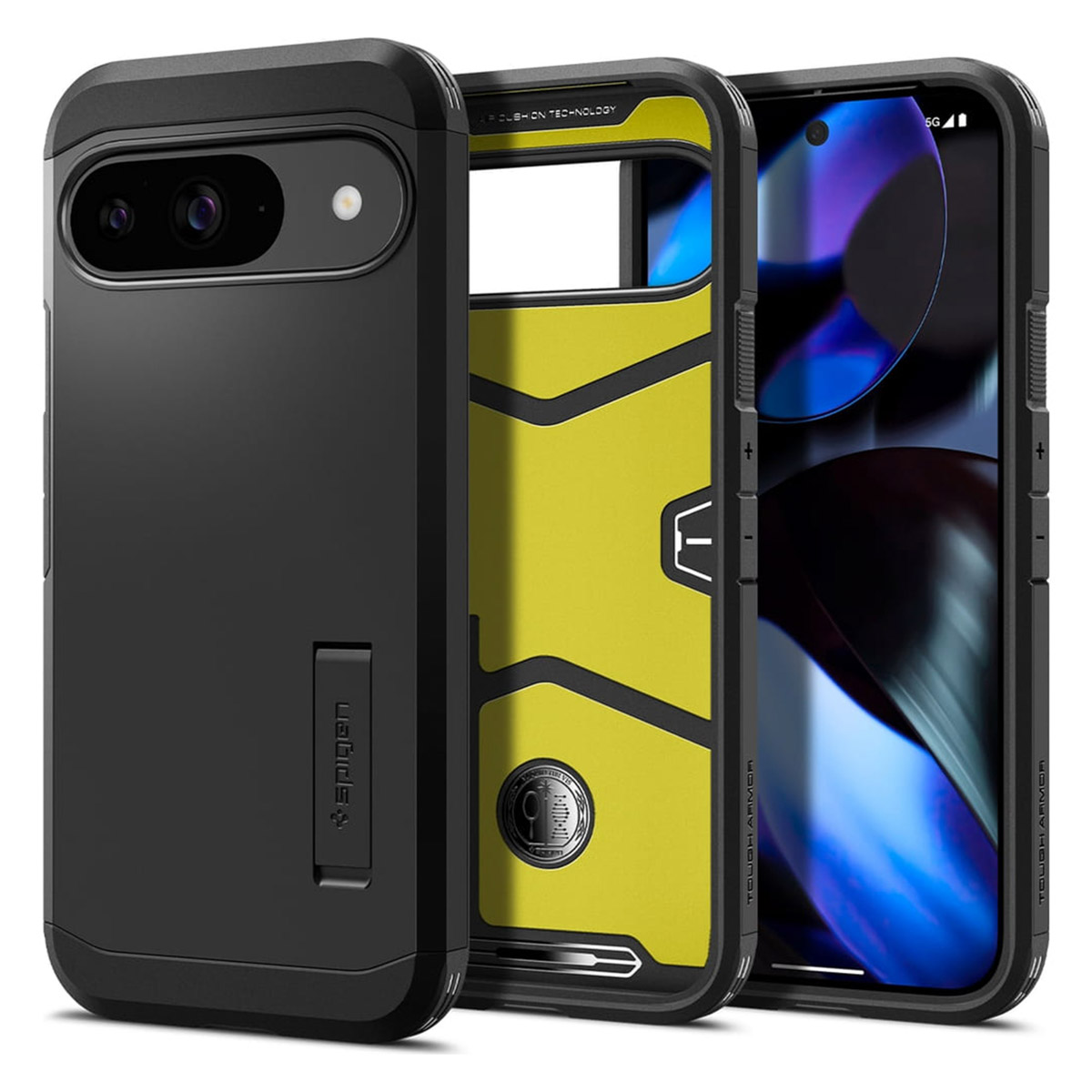 Spigen Tough Armor Backcover Google Pixel 9 / 9 Pro - Zwart - Afbeelding 2