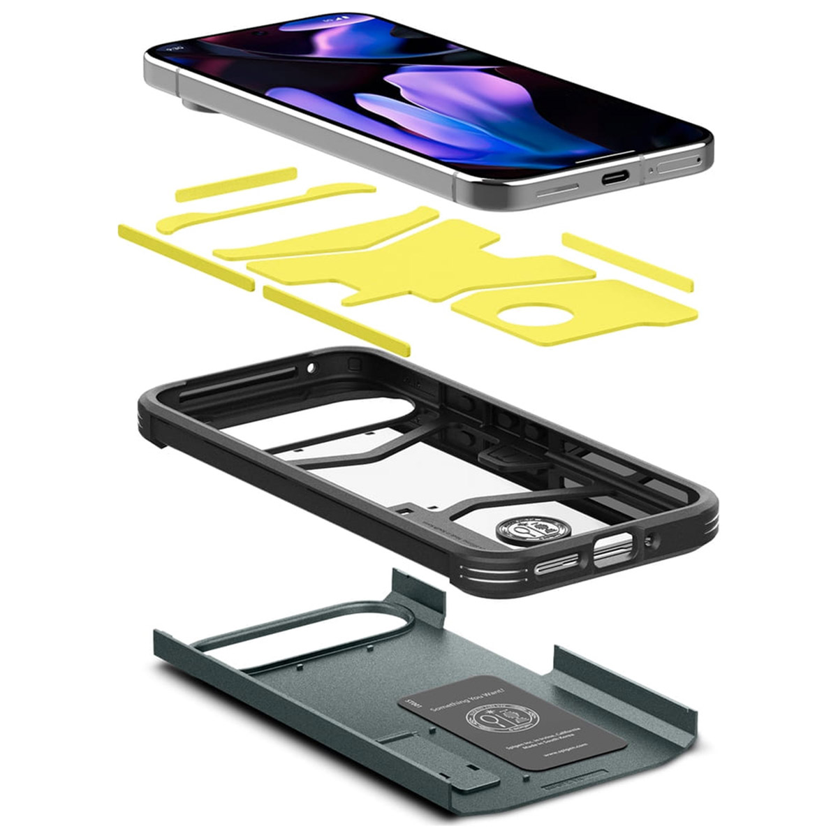 Spigen Tough Armor Backcover Google Pixel 9 / 9 Pro - Abyss Green - Afbeelding 10