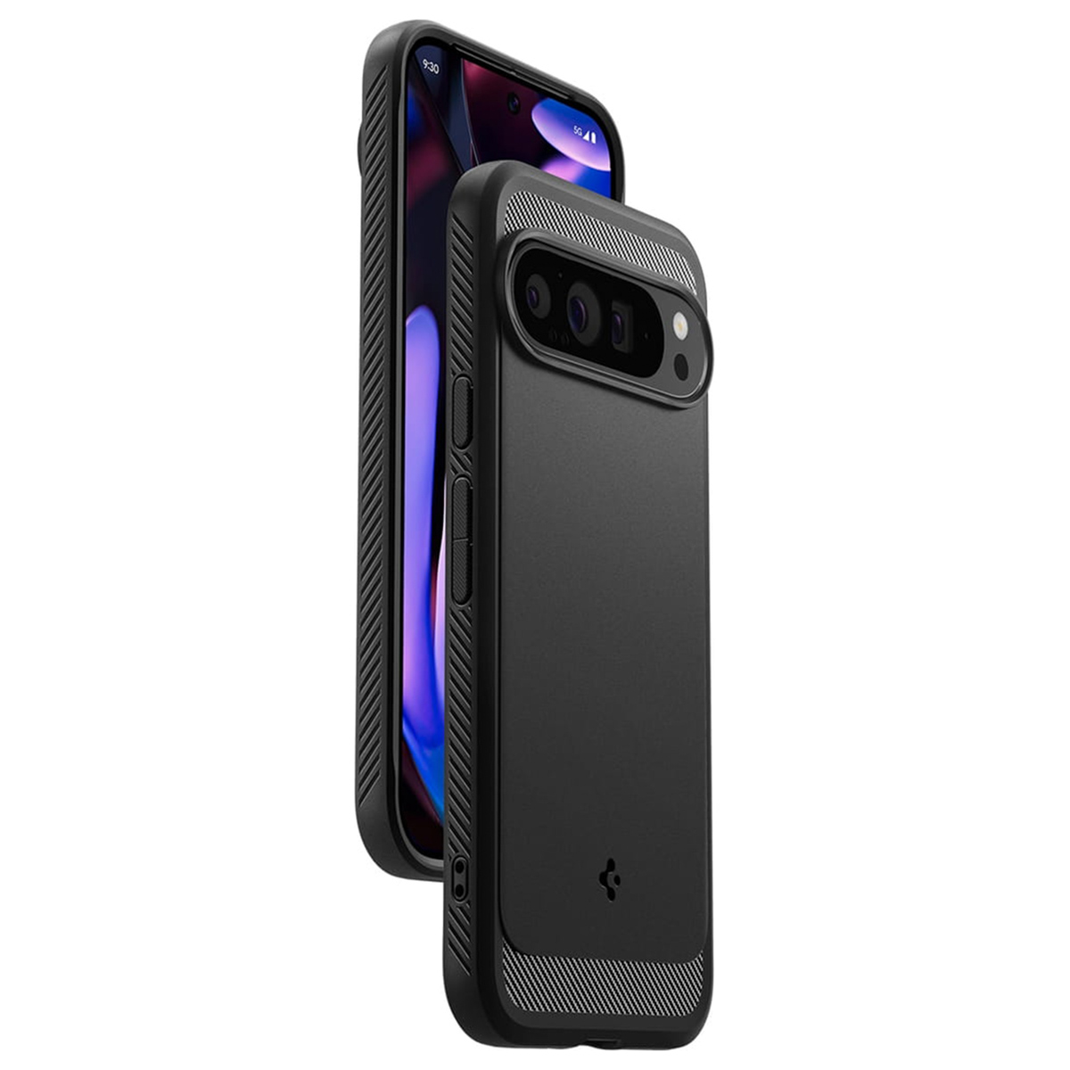 Spigen Rugged Armor Backcover Google Pixel 9 Pro XL - Zwart - Afbeelding 4
