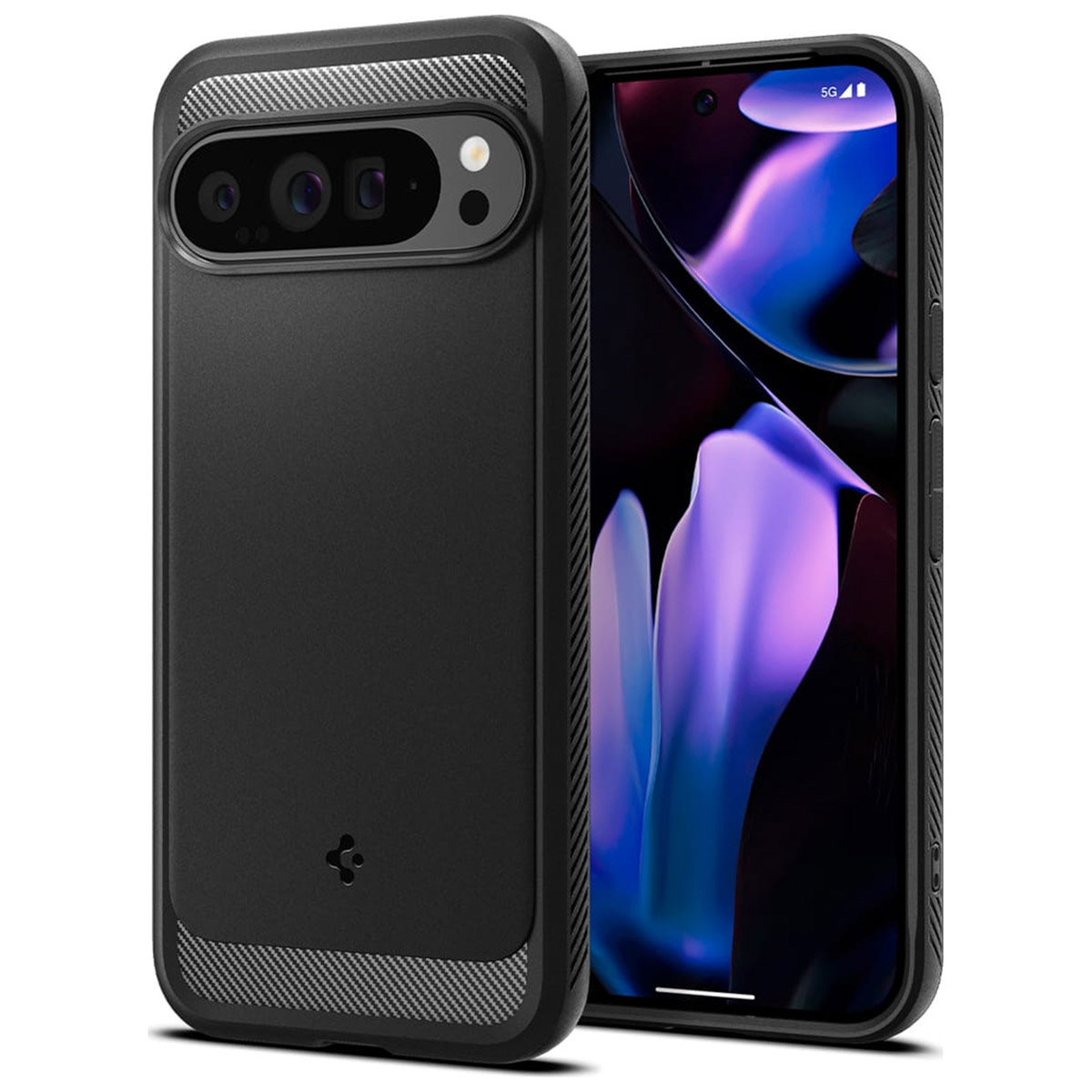 Spigen Rugged Armor Backcover Google Pixel 9 Pro XL – Zwart