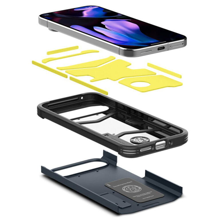 Spigen Tough Armor Backcover Google Pixel 9 Pro XL - Metal Slate - Afbeelding 4