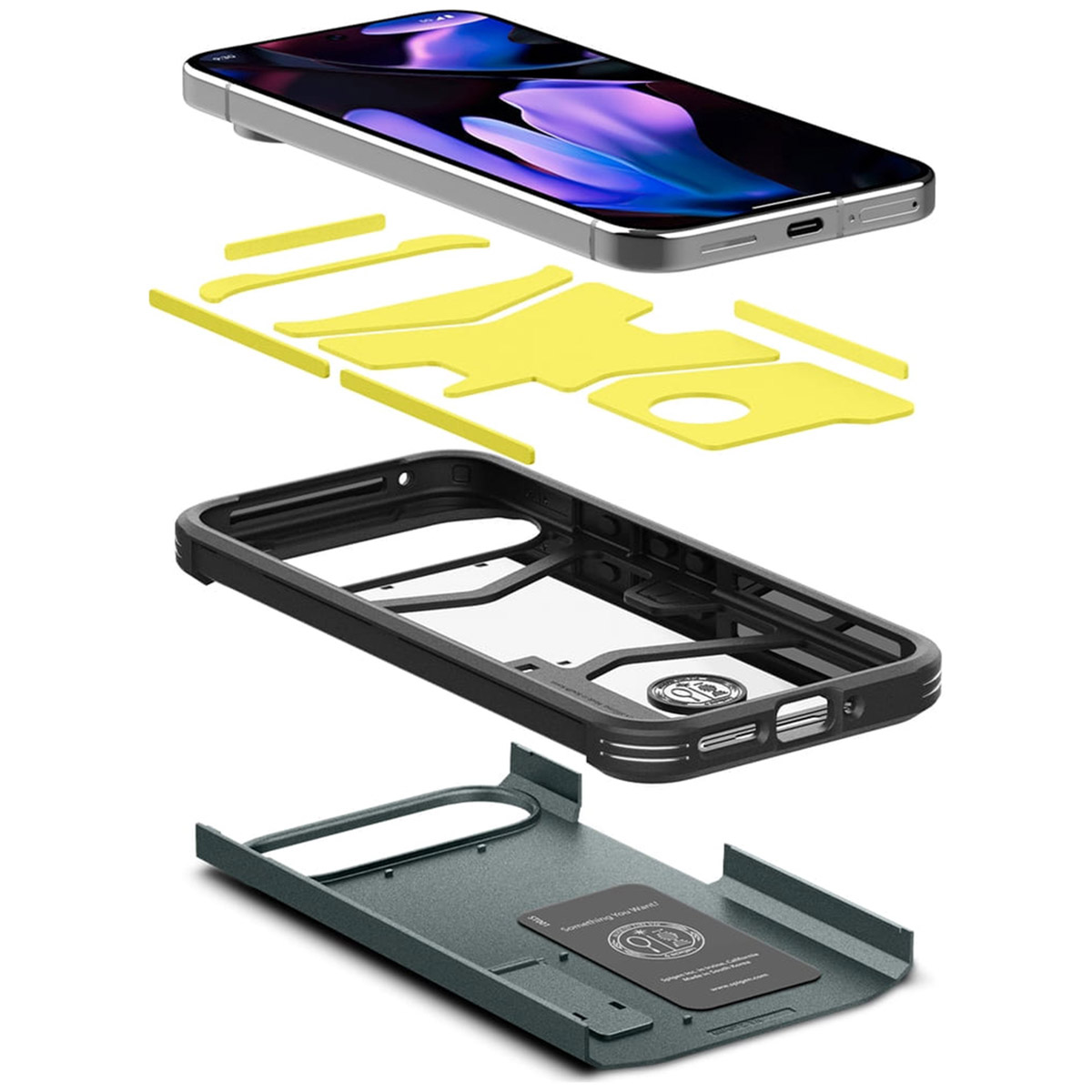 Spigen Tough Armor Backcover Google Pixel 9 Pro XL - Abyss Green - Afbeelding 10