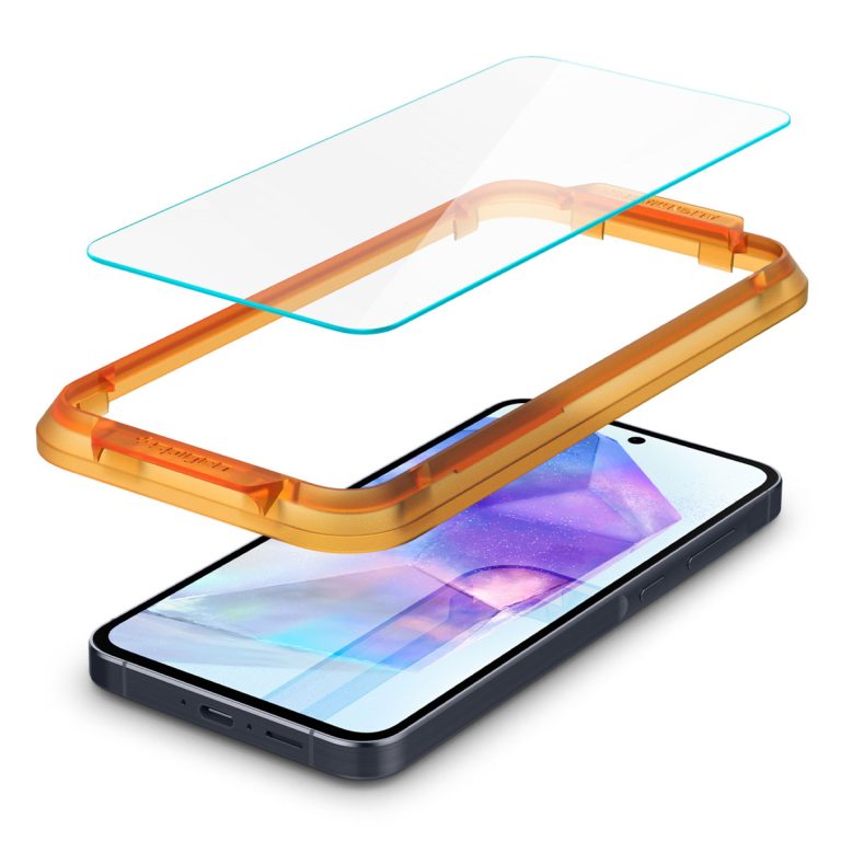 Spigen GLAStR EZ Fit Screenprotector + Applicator Samsung Galaxy A55 - Afbeelding 4