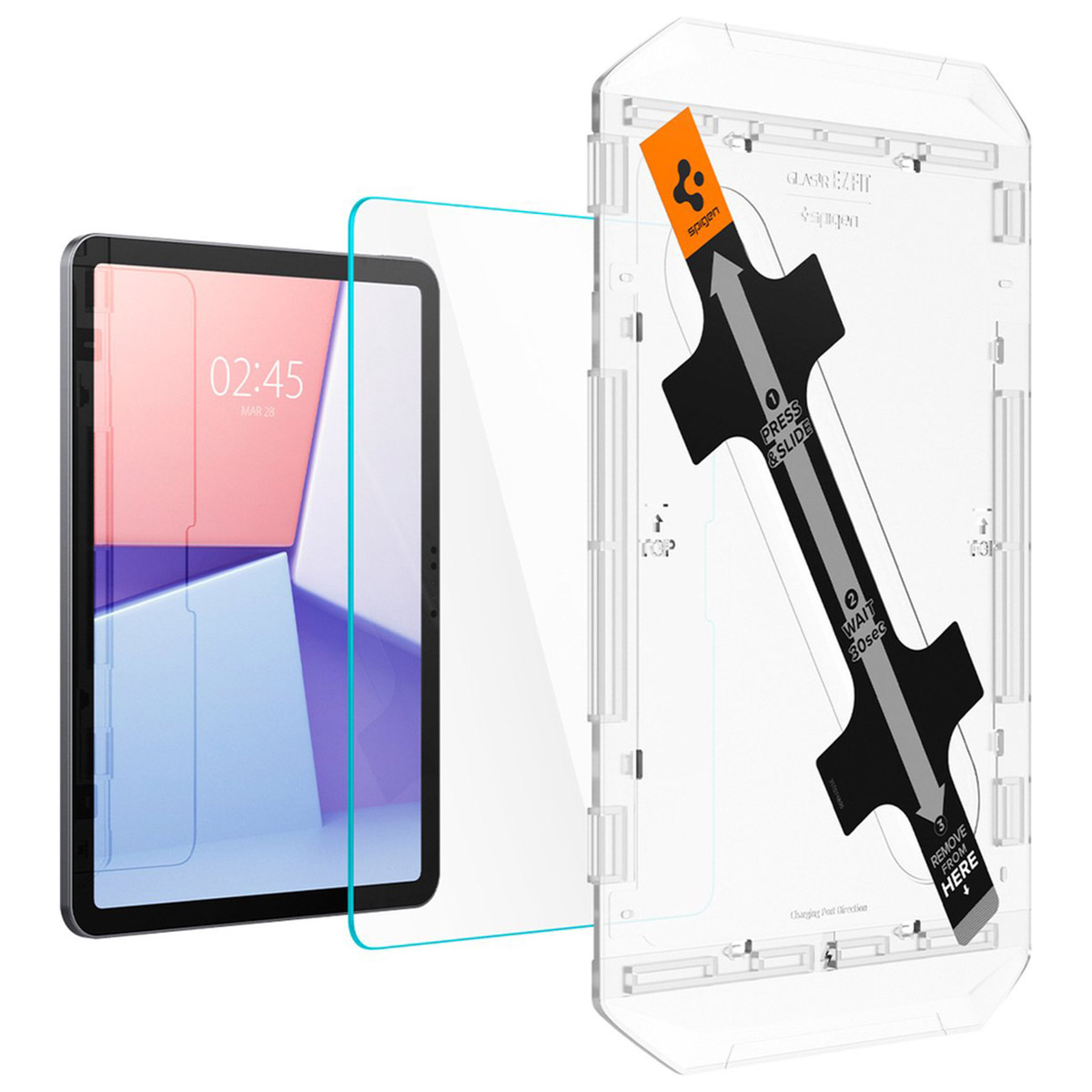 Spigen GLAStR EZ Fit Screenprotector + Applicator Apple iPad Air 11 inch (2025) M3 / (2024) M2 - Afbeelding 4