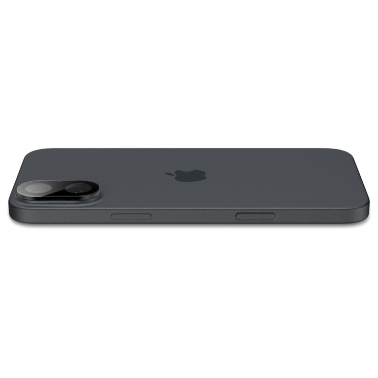 Spigen GLAStR EZ Fit Optik Camera Protector 2 Pack Apple iPhone 16 Plus - Black - Afbeelding 10