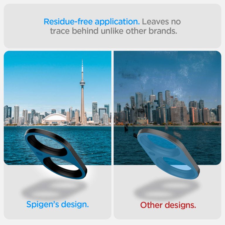 Spigen GLAStR EZ Fit Optik Camera Protector 2 Pack Apple iPhone 16 Plus - Black - Afbeelding 8