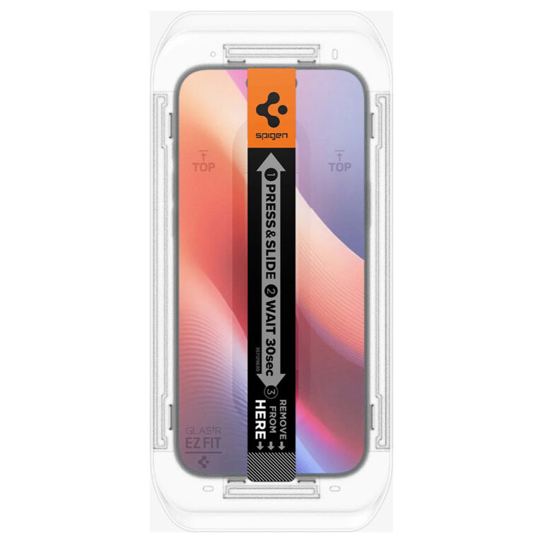 Spigen GLAStR EZ Fit Screenprotector + Applicator 2-pack Apple iPhone 16 Pro - Afbeelding 3