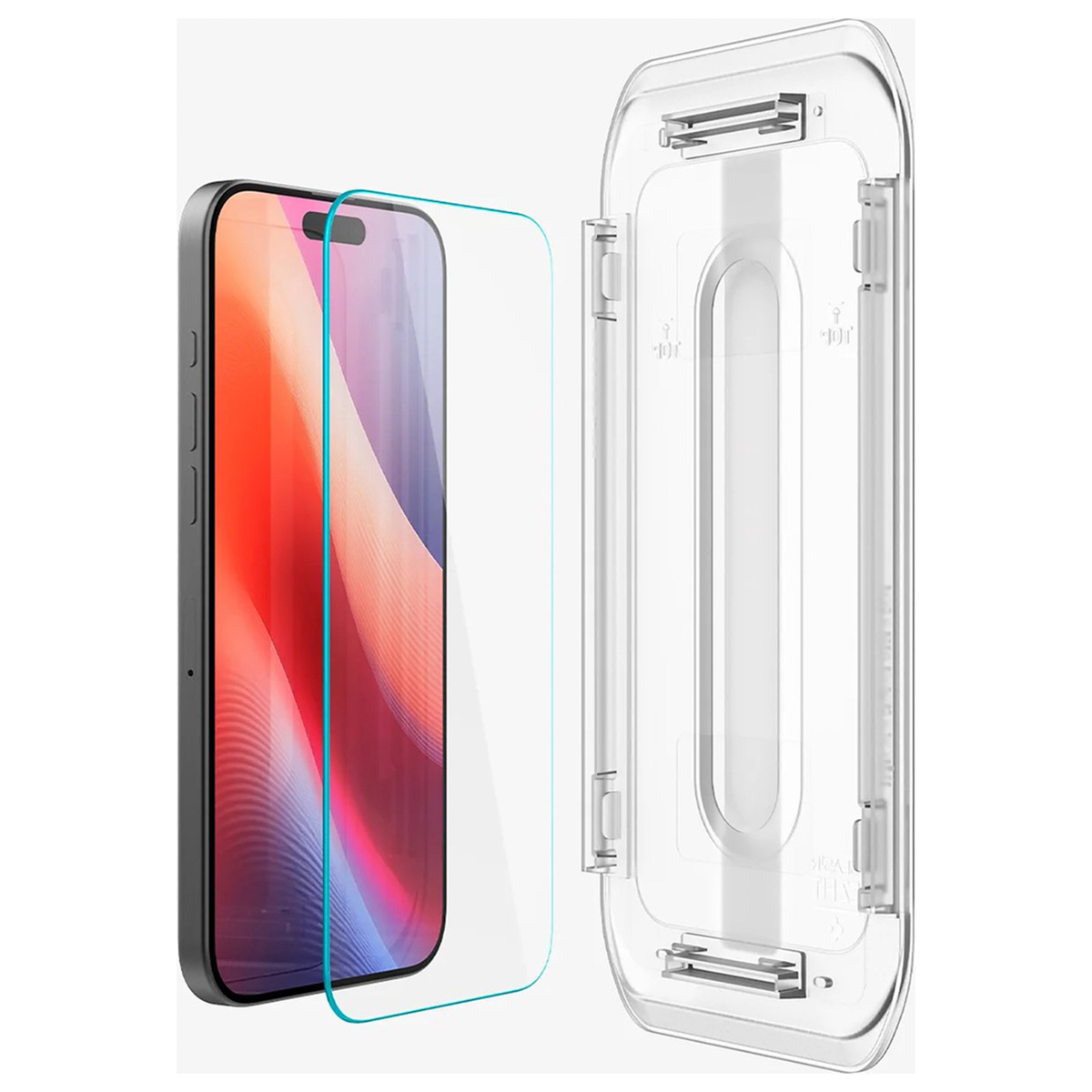 Spigen GLAStR EZ Fit Screenprotector 2 Pack + Applicator Apple iPhone 17 / 17 Pro / 16 Pro - Afbeelding 2