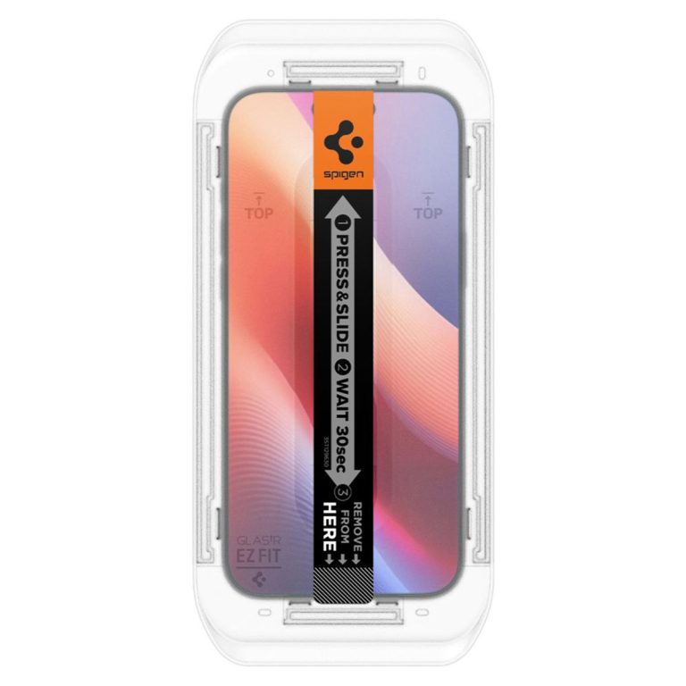 Spigen EZ Fit Glas.tR met Applicator - 1 pack Apple iPhone 16 Pro - Afbeelding 6