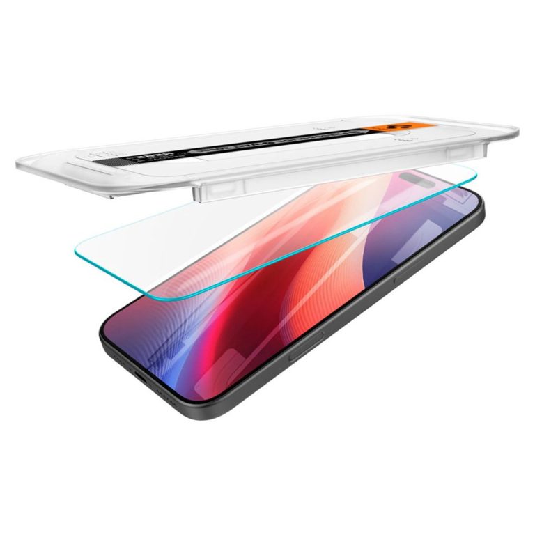 Spigen EZ Fit Glas.tR met Applicator - 1 pack Apple iPhone 16 Pro - Afbeelding 2
