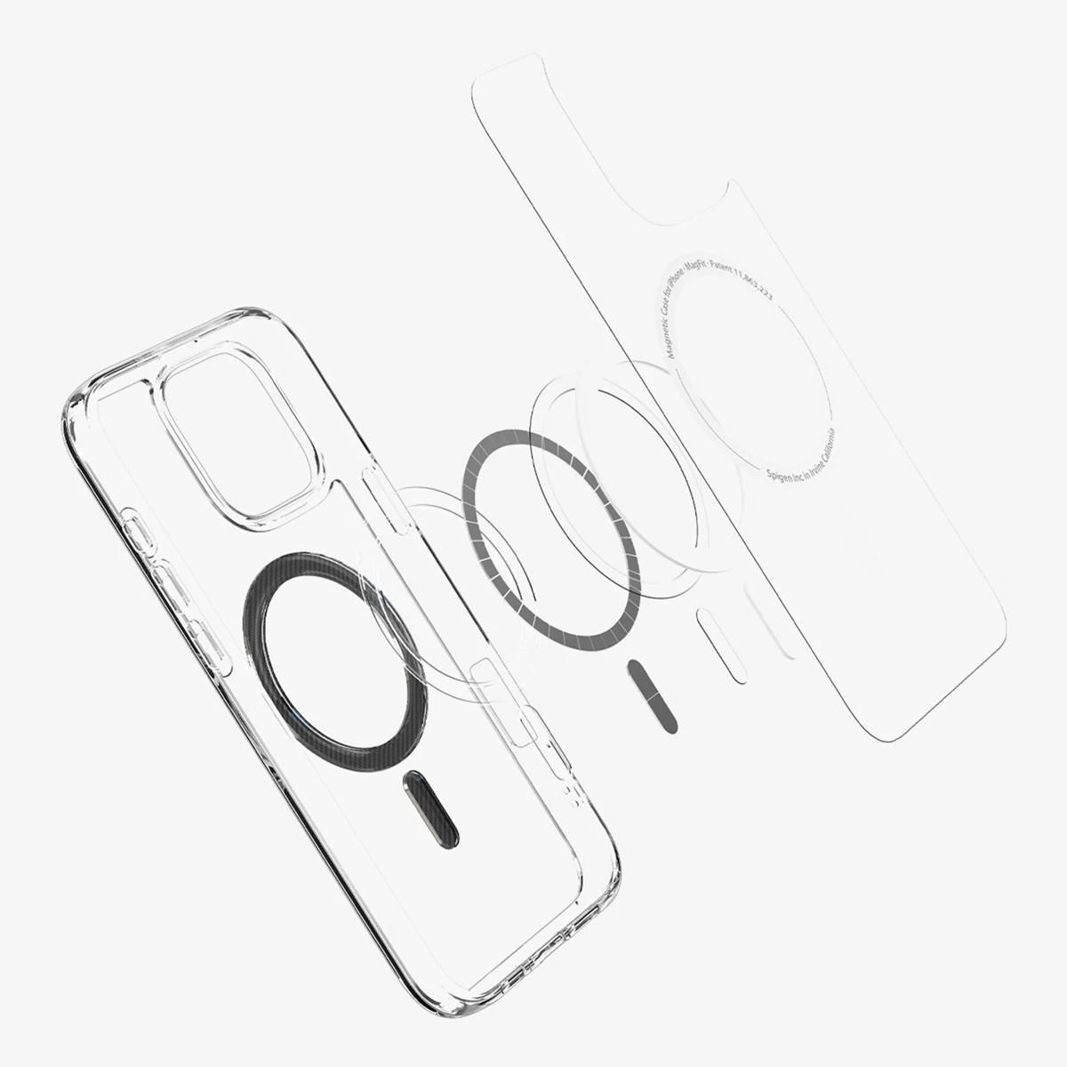 Spigen Ultra Hybrid Backcover MagSafe Apple iPhone 16 Pro Max - Carbon Fiber - Afbeelding 4