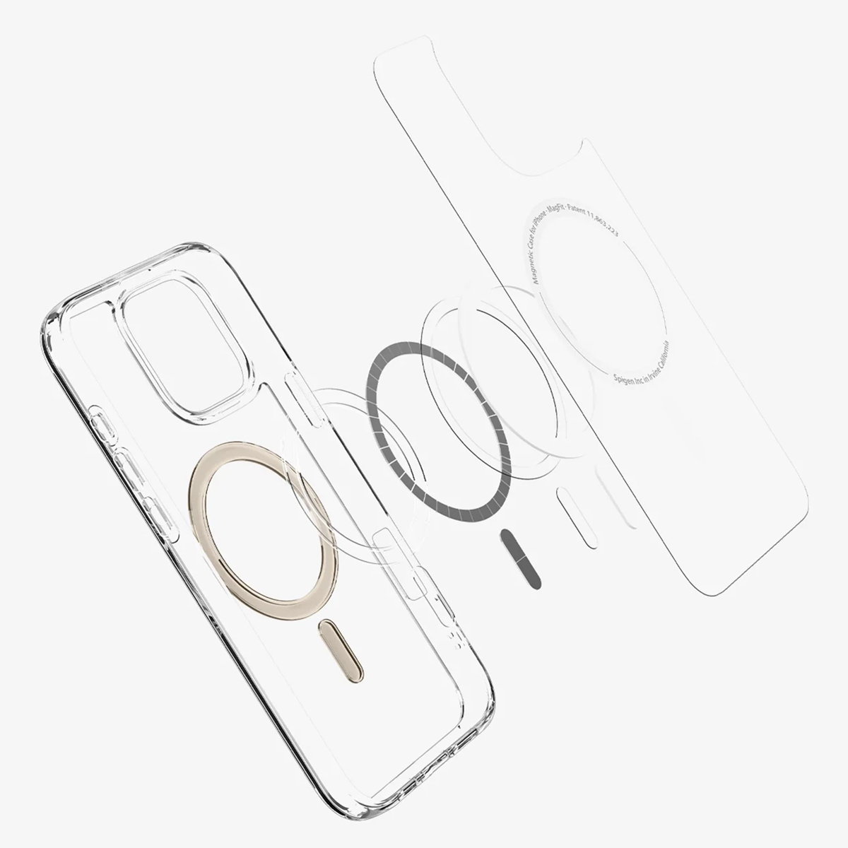 Spigen Ultra Hybrid Backcover MagSafe Apple iPhone 16 Pro Max - Goud - Afbeelding 4