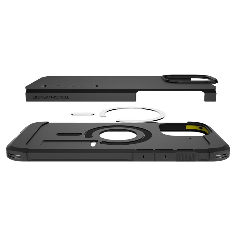 Spigen Tough Armor Backcover MagSafe Apple iPhone 16 Pro Max - Zwart - Afbeelding 6