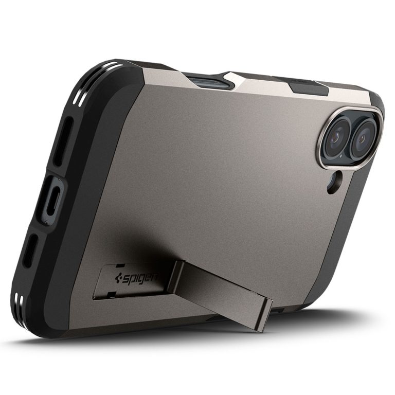 Spigen Tough Armor Backcover MagSafe iPhone 16 Plus - Gunmetal - Afbeelding 2