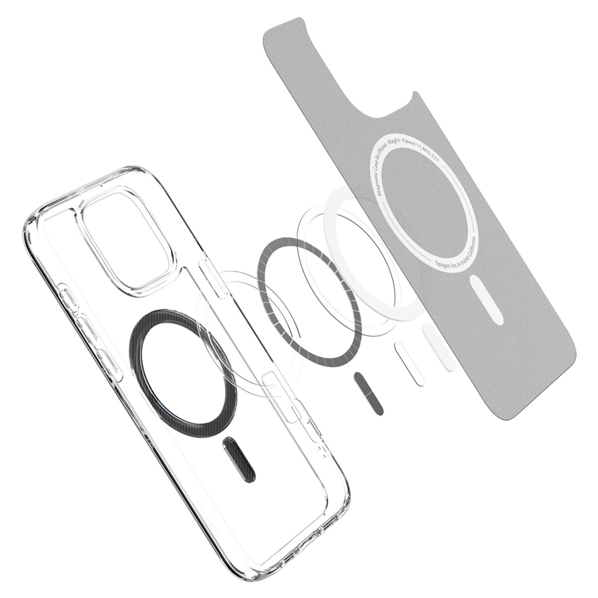 Spigen Ultra Hybrid Backcover MagSafe Apple iPhone 16 Pro - Carbon Fiber - Afbeelding 4