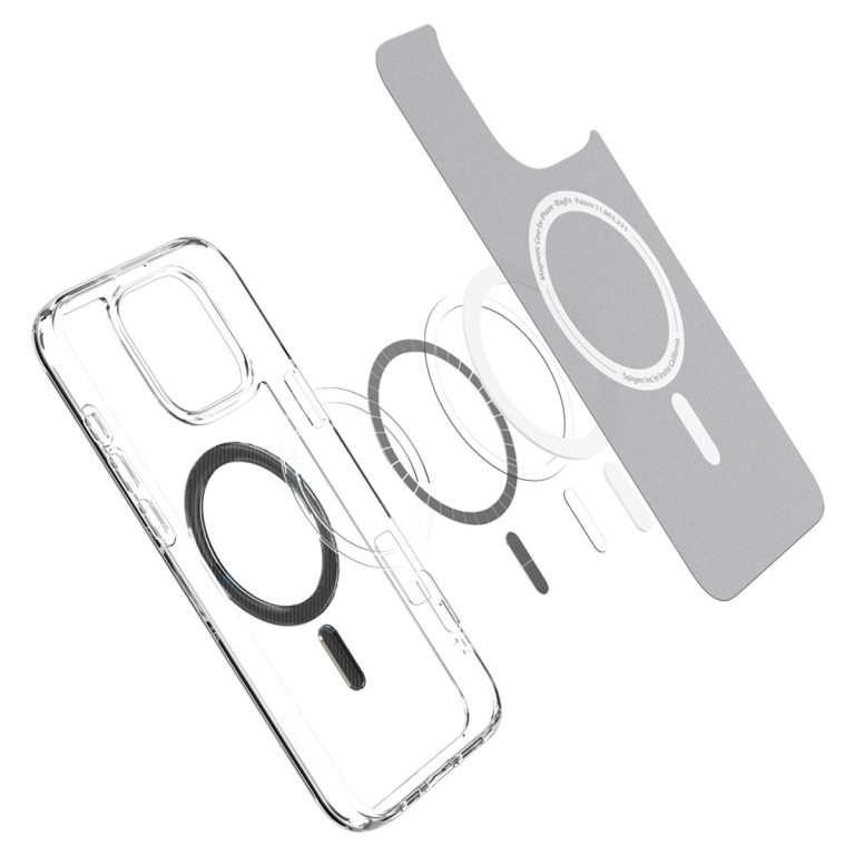 Spigen Ultra Hybrid Backcover MagSafe Apple iPhone 16 Pro - Carbon Fiber - Afbeelding 5