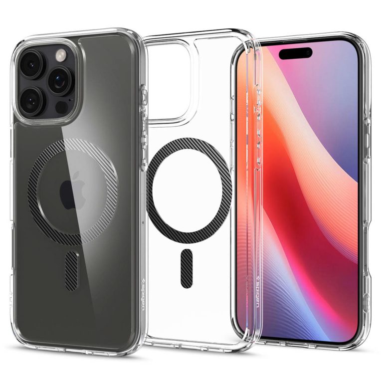 Spigen Ultra Hybrid Backcover MagSafe Apple iPhone 16 Pro - Carbon Fiber - Afbeelding 3