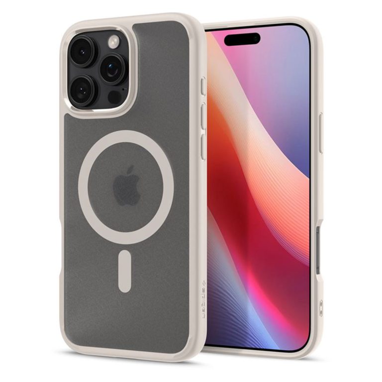 Spigen Ultra Hybrid Backcover MagSafe Apple iPhone 16 Pro - Frost Natural Titanium - Afbeelding 3