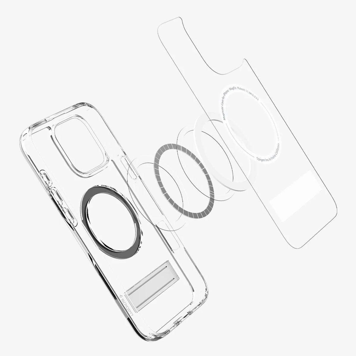 Spigen Ultra Hybrid S MagSafe Apple iPhone 16 Pro - Graphite - Afbeelding 6